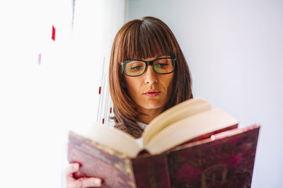 Girl with a reading book