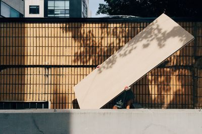 Man working on construction site