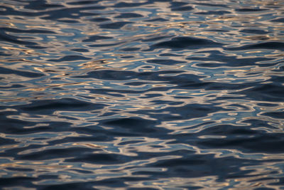 Full frame shot of rippled water