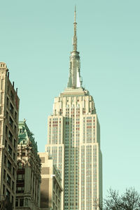 Low angle view of buildings against sky