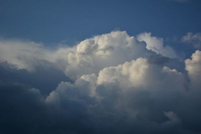 Low angle view of clouds in sky