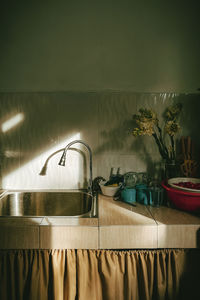 Kitchen scene in the afternoon