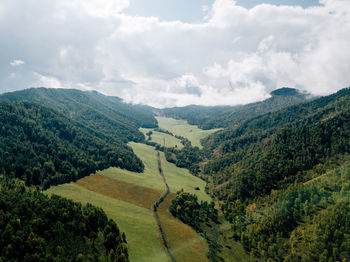 Scenic view of landscape against sky