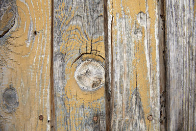 Full frame shot of old wooden door