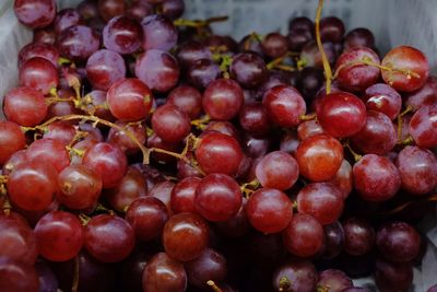 Full frame shot of grapes