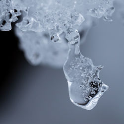 Close-up of water splashing on water