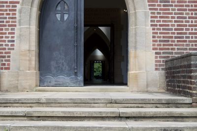 Entrance of historic building