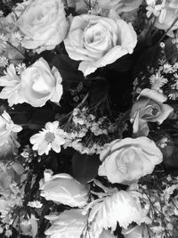 Close-up of rose bouquet