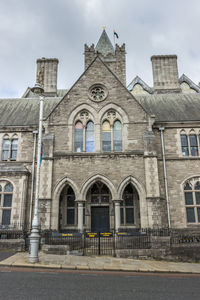 Low angle view of building against sky