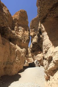 View of rock formations