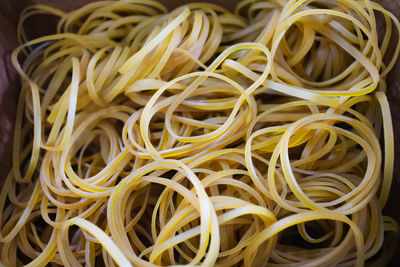 Full frame shot of noodles
