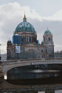 View of cathedral against cloudy sky