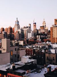 High angle view of cityscape