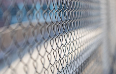 Full frame shot of chainlink fence