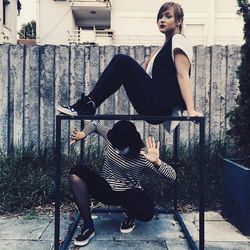 Portrait of young woman