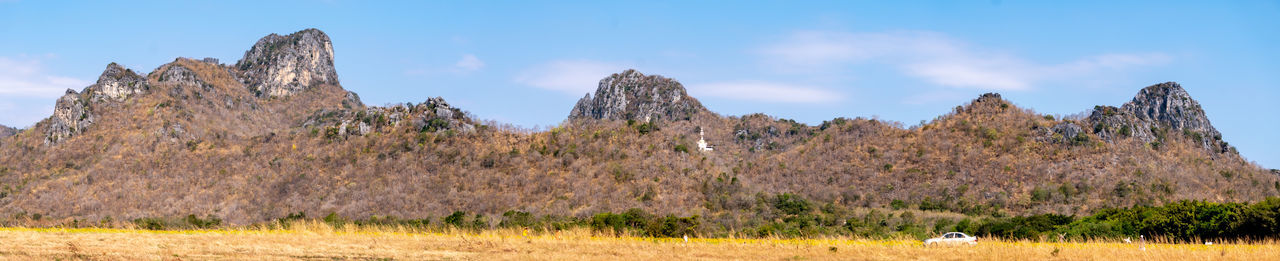 Panoramic view of landscape against sky