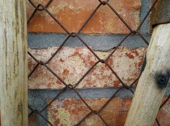 Full frame shot of chainlink fence