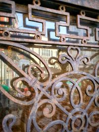 Close-up of rusty metal