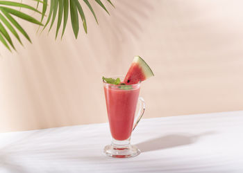 Close-up of drink on table