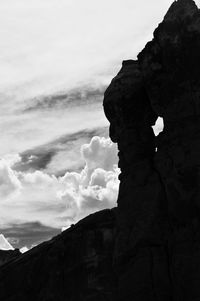 Scenic view of mountain against sky