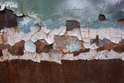 Full frame shot of weathered wall