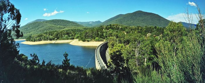 Scenic view of lake