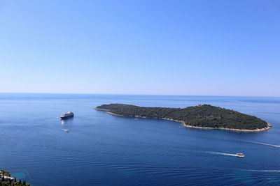 Beautiful island near dubrovnik, croatia