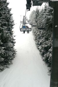 Scenic view of snow covered landscape