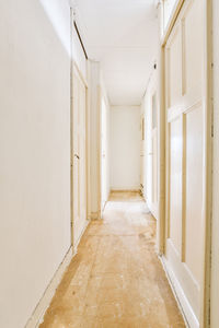 Empty corridor of building