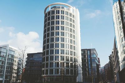 Low angle view of modern building