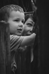 Portrait of a smiling man and woman