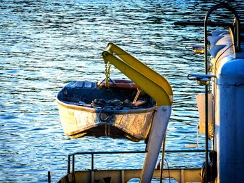 Boats in sea