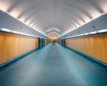 Empty subway station