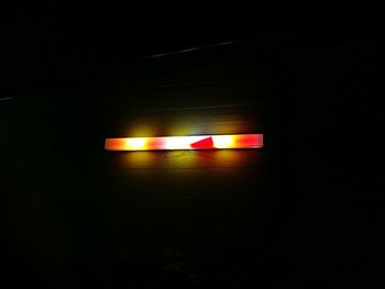 Close-up of illuminated lights