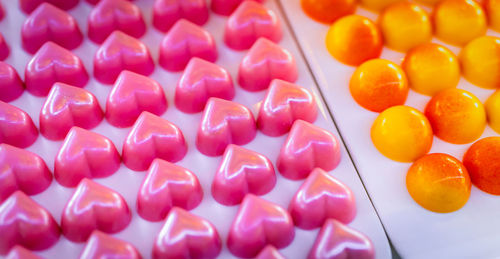 Close-up of multi colored candies