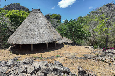 thatched roof