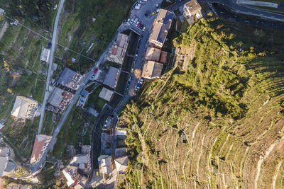 High angle view of cityscape