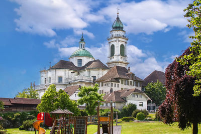 View of church