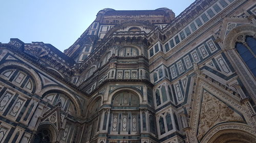 Low angle view of historical building against sky