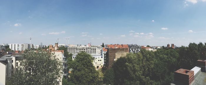 Buildings against sky