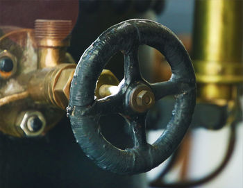 Close-up of machine part