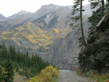 Scenic view of mountains