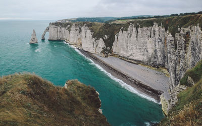 Panoramic view of sea against sky