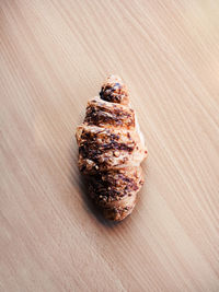 High angle view of food on table