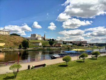 River with buildings in background