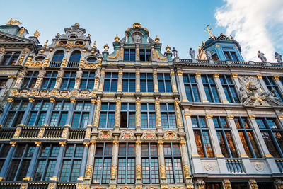 Low angle view of building against sky