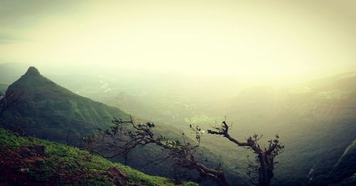 Scenic view of mountains