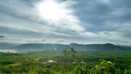 Scenic view of landscape against sky