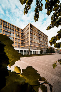 Low angle view of building against sky