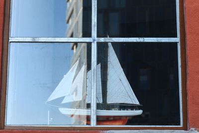 Low angle view of window